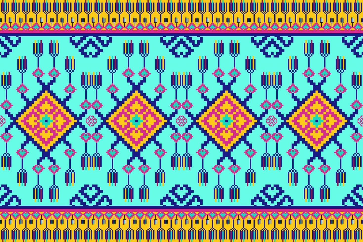 Motif ethnic pattern vector