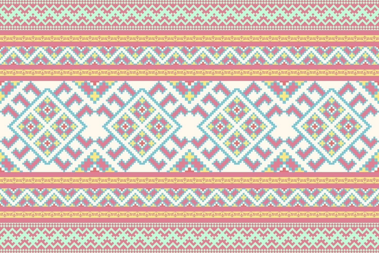 Cute ethnic pattern vector