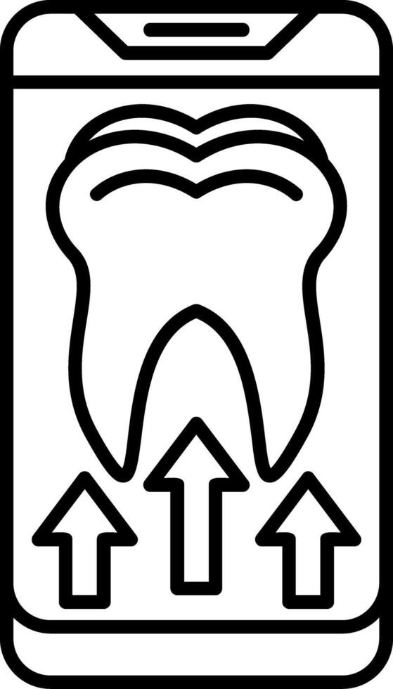 Dentist Outline Style Icon vector