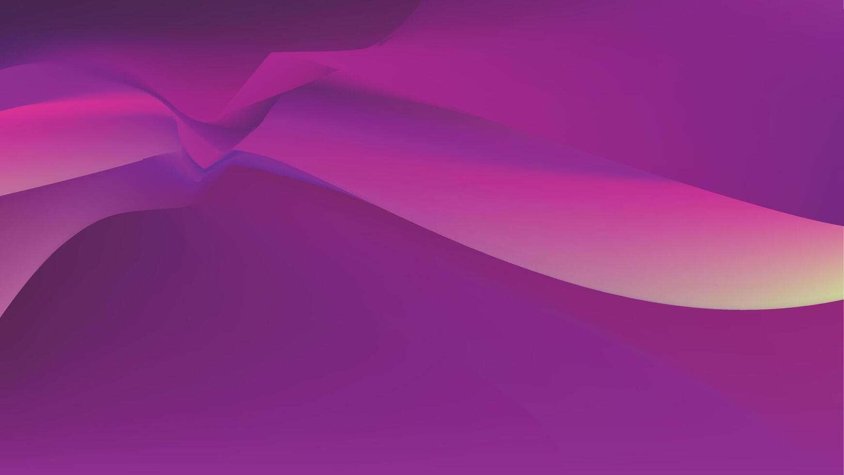 Abstract Gradient Purple Flowing Shapes Background Composition vector