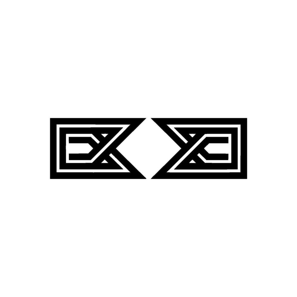 Geometric Symmetry, Minimalist , Black White Contrast vector