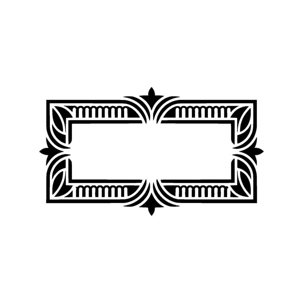 Elegant Deco Frame, Vintage , Blank Space vector