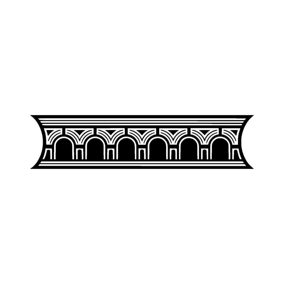 Art Deco Banding, Geometric Ornamentation, Vintage vector