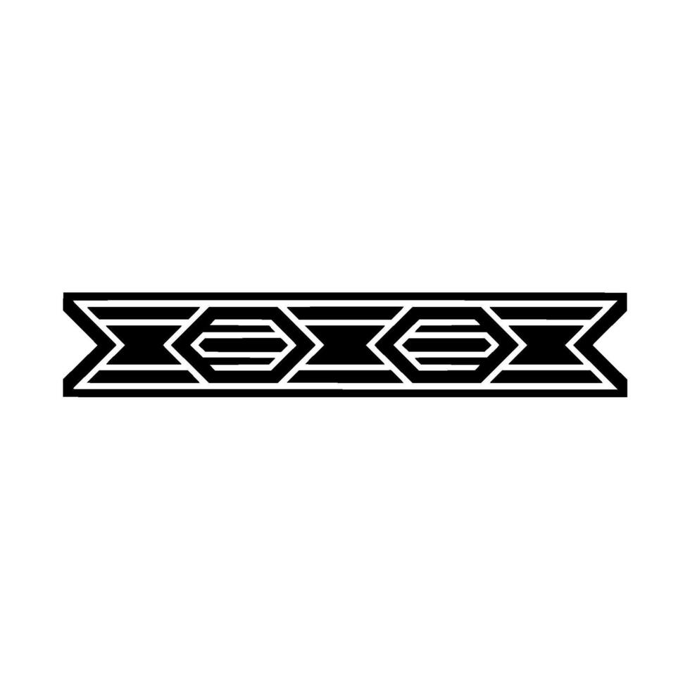 Geometric Deco Border, Minimalist, Stylized vector