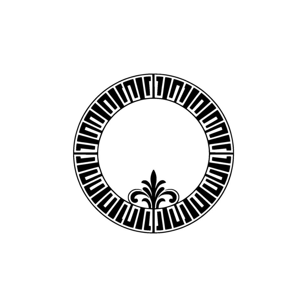 Elegant Circular Ornament, Vintage Element - Circle vector