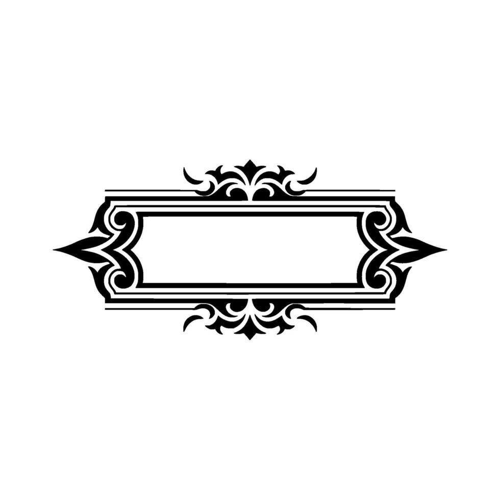 Elegant Decorative Border, Vintage Element - Ornament vector