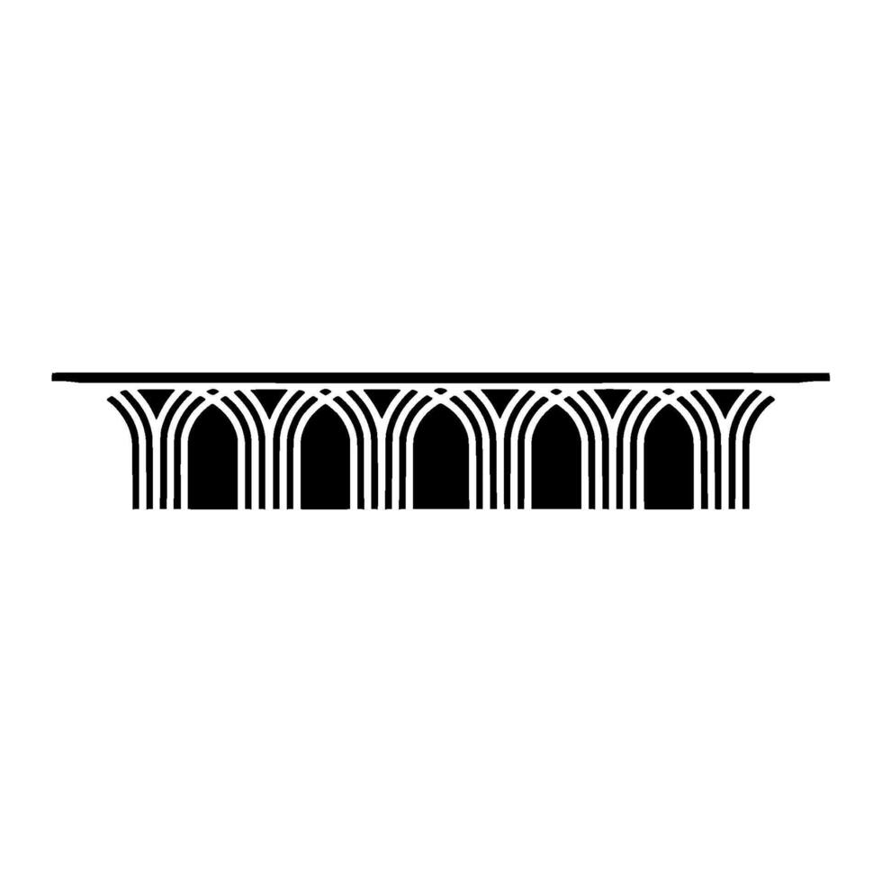 Art Deco Archway, Minimalist , Geometric Ornamentation, Arch vector