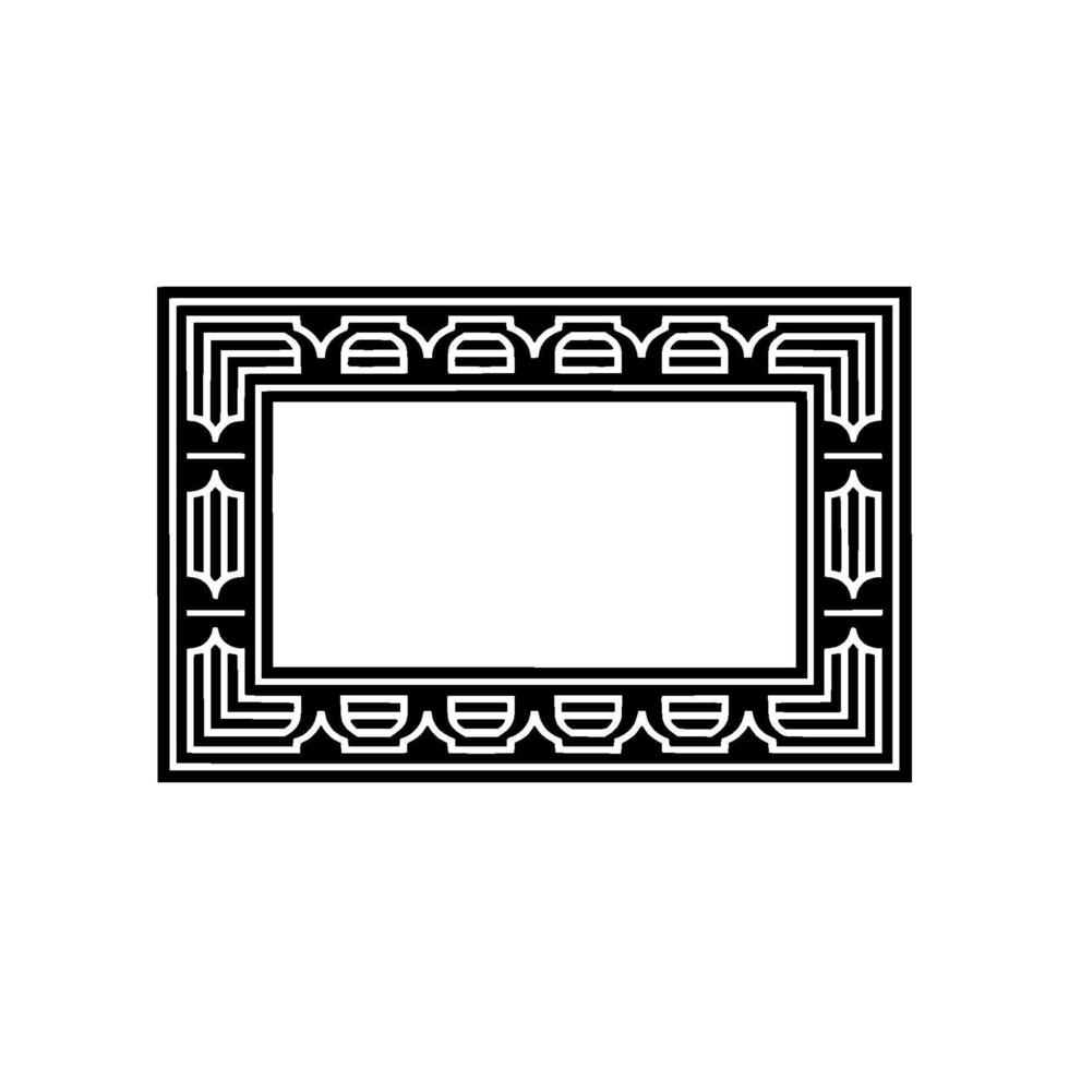 Geometric Frame, Minimalist , Abstract Border, Modern Layout vector