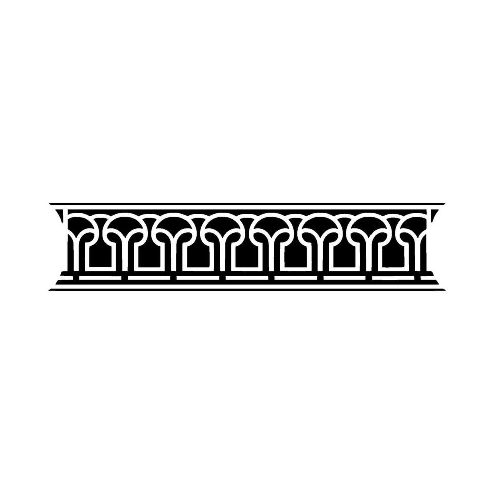 Intricate Byzantine Border, Geometric Ornamentation vector