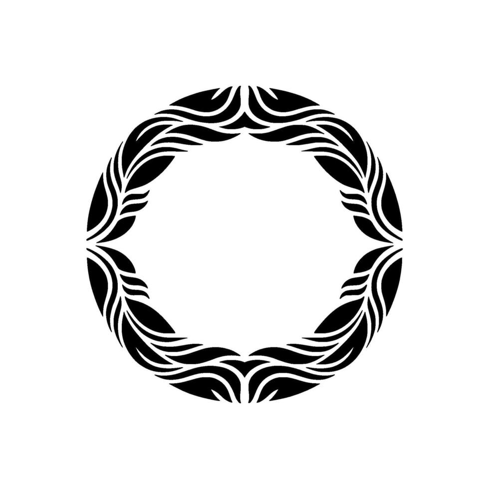 Intricate Tribal Circle, Stylized Ornamentation vector