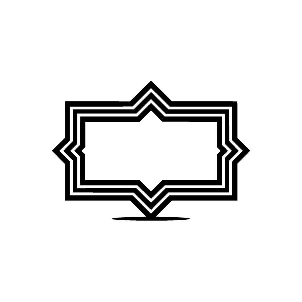 Geometric Frame, Minimalist , Blank Space vector