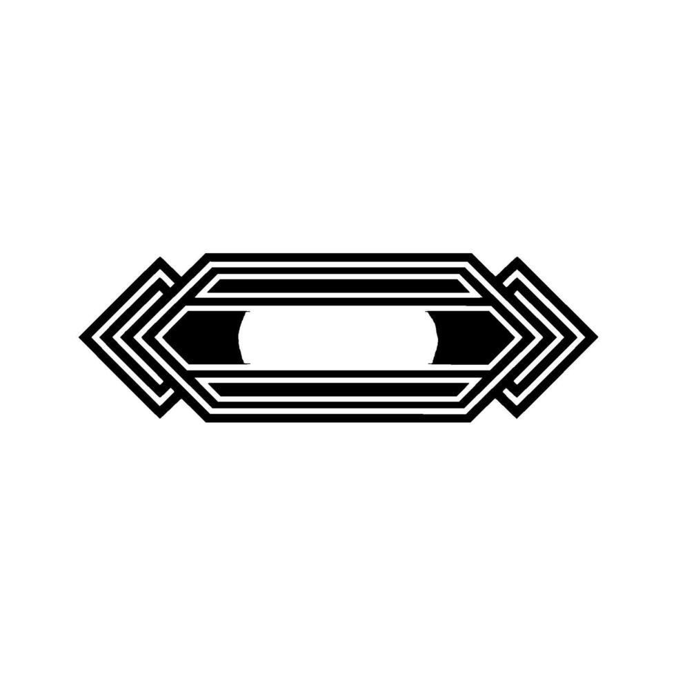 Geometric Arrowhead, Modern Deco, Gradient Fill, Minimalist vector