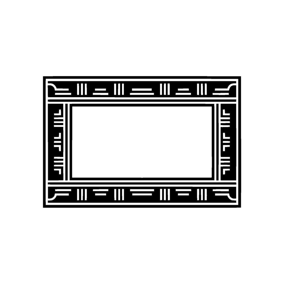 Geometric Frame, Minimalist , Elegant Border, Modern Art vector