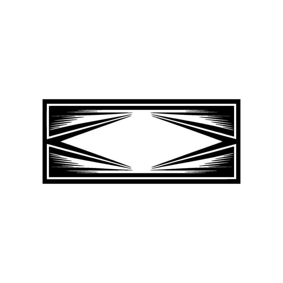 Geometric Motion, Sharp Contrast, Minimalist vector