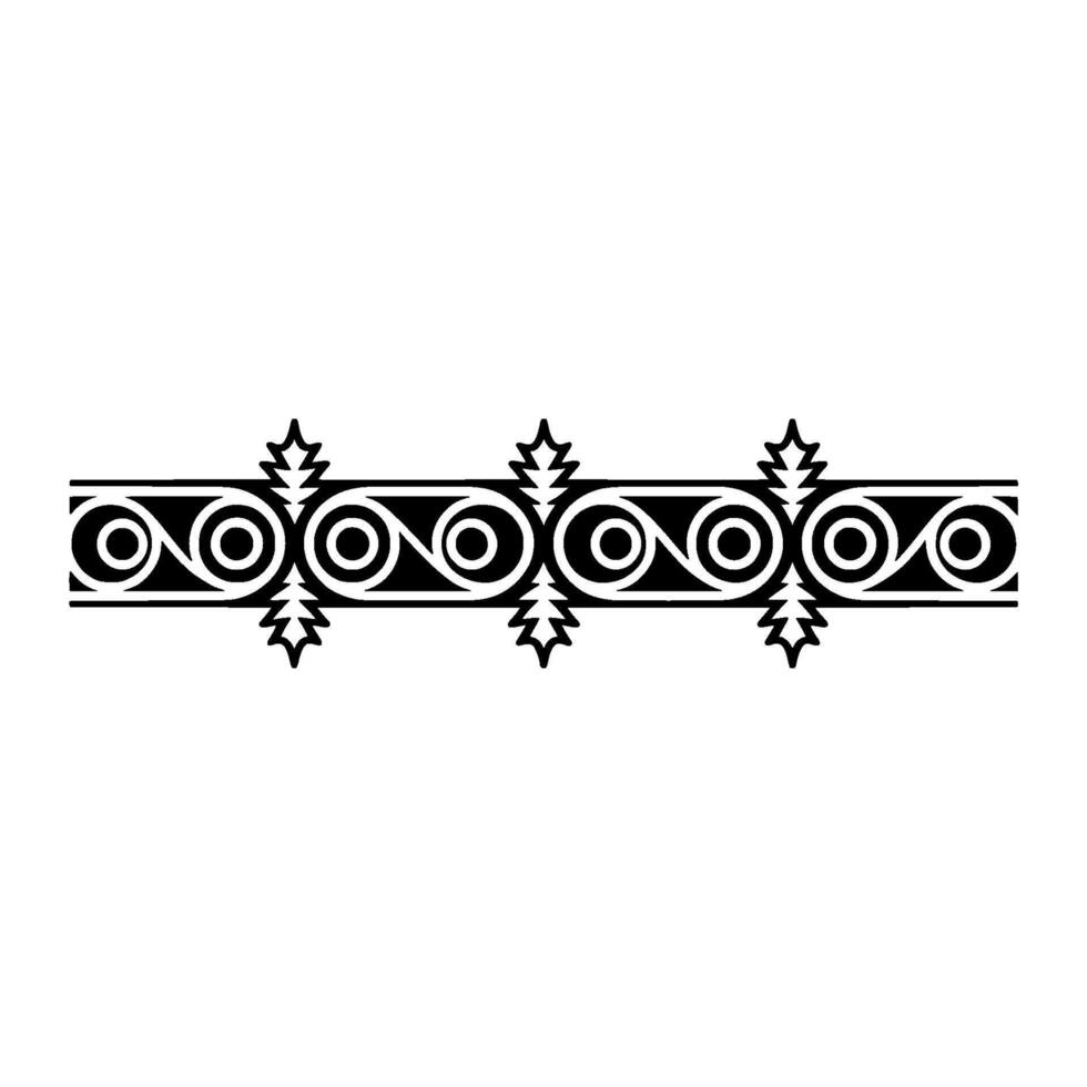 Intricate Celtic Border, Vintage Element, Ornamental vector