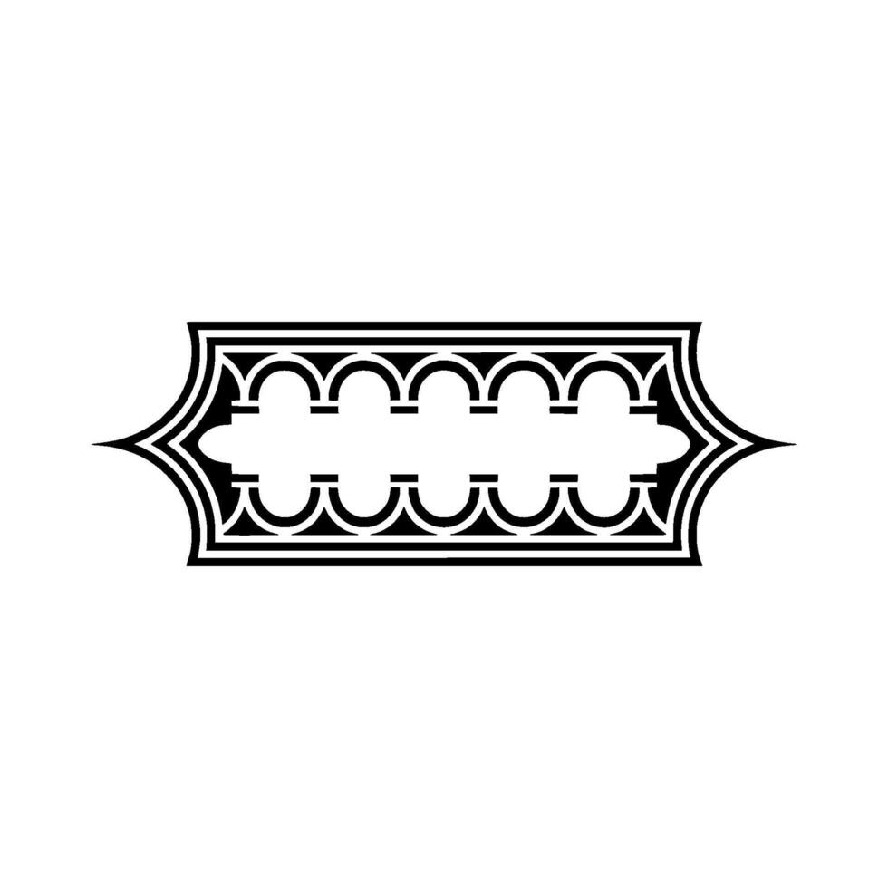 Art Deco Ornament, Geometric , Elegant Border - Pattern vector