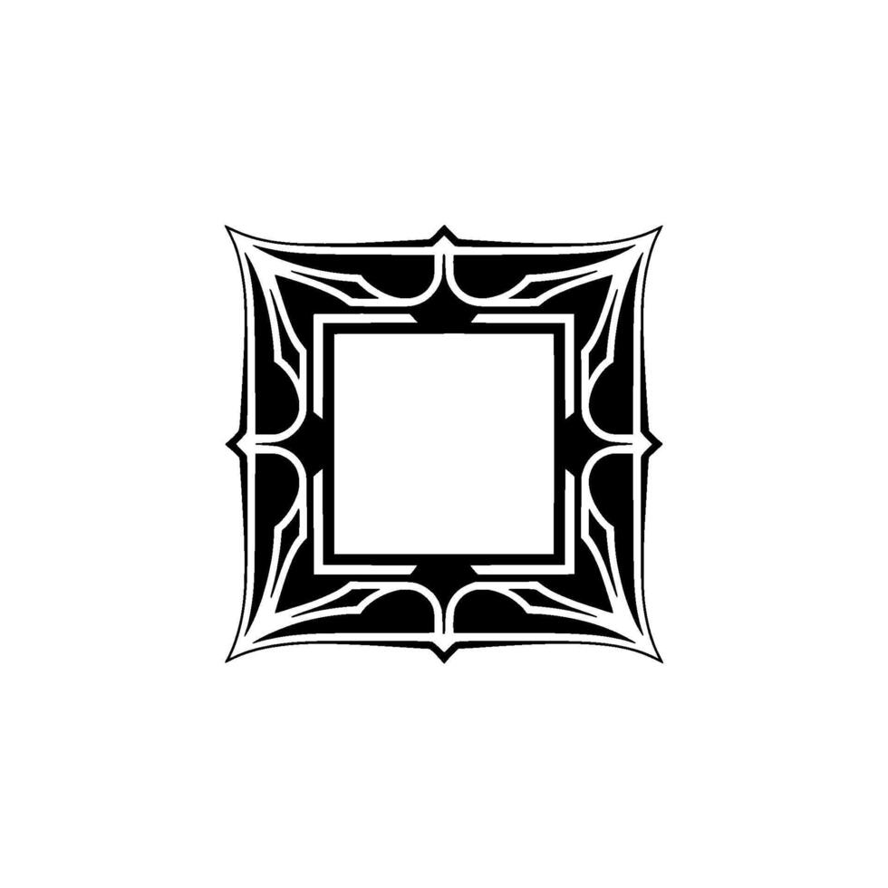 Intricate Deco Frame, Minimalist , Vintage Aesthetic vector