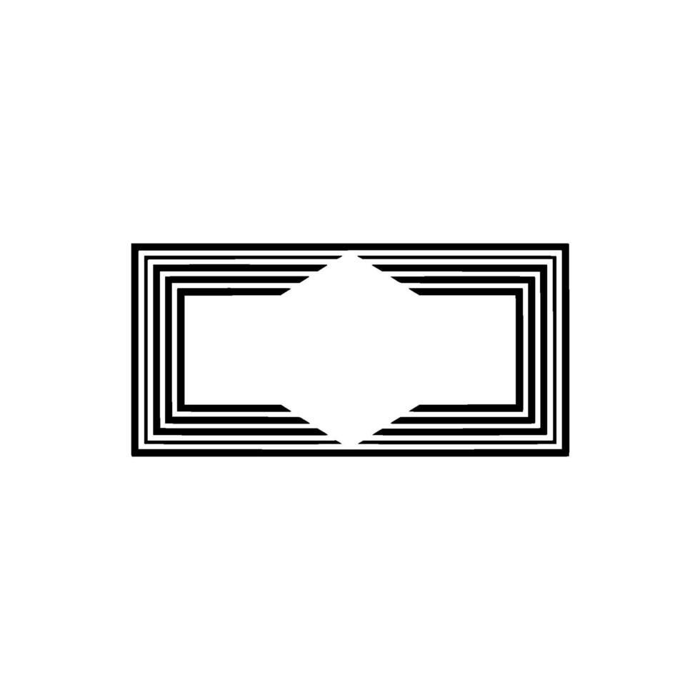 Geometric Void, Minimalist Framework vector