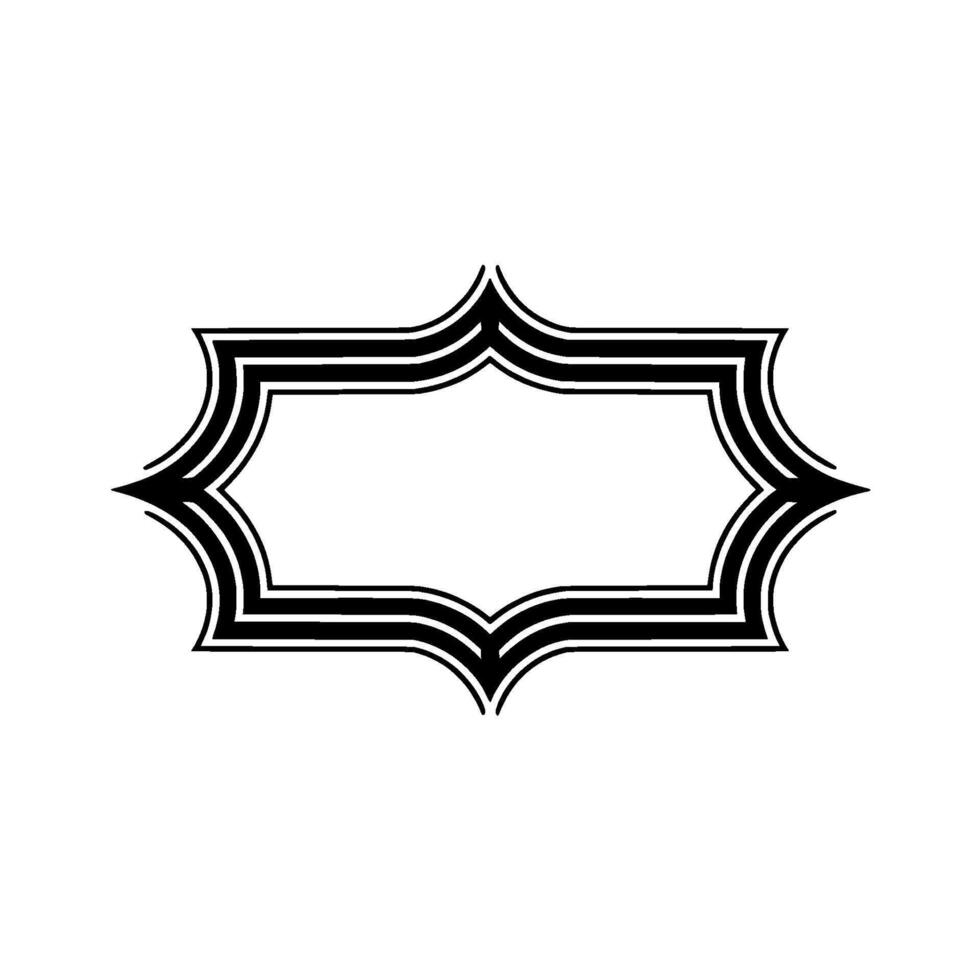 Elegant Ornate Frame, Minimalist , Vintage Aesthetic vector