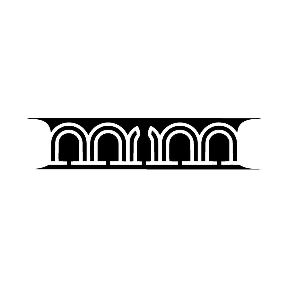 Geometric Arch Motif, Minimalist , Modern Emblem, Minimalism vector