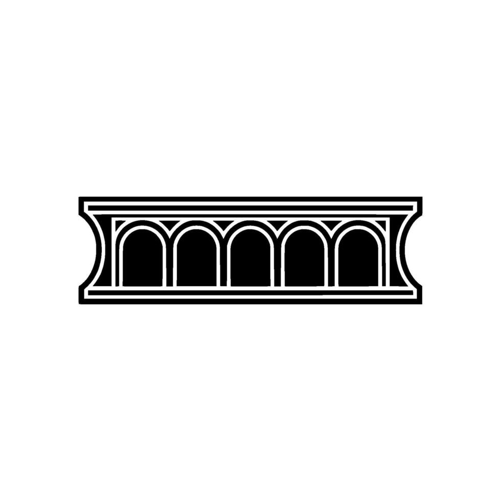 Geometric Archway, Minimalist , Architectural Motif - Arch vector