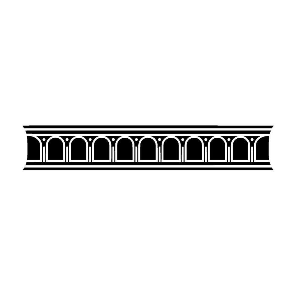 Art Deco Border, Geometric Ornament, Vintage Style vector
