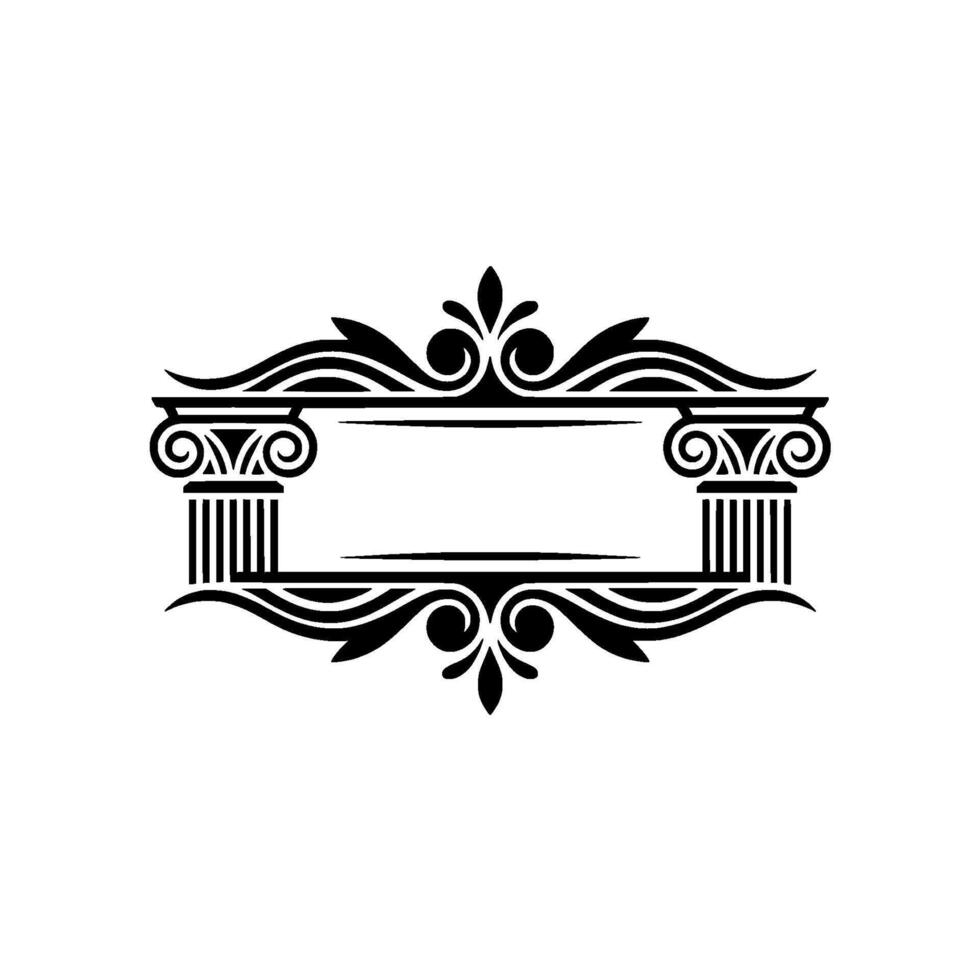 Elegant Vintage Frame, Classical , Decorative Border, Ornament vector