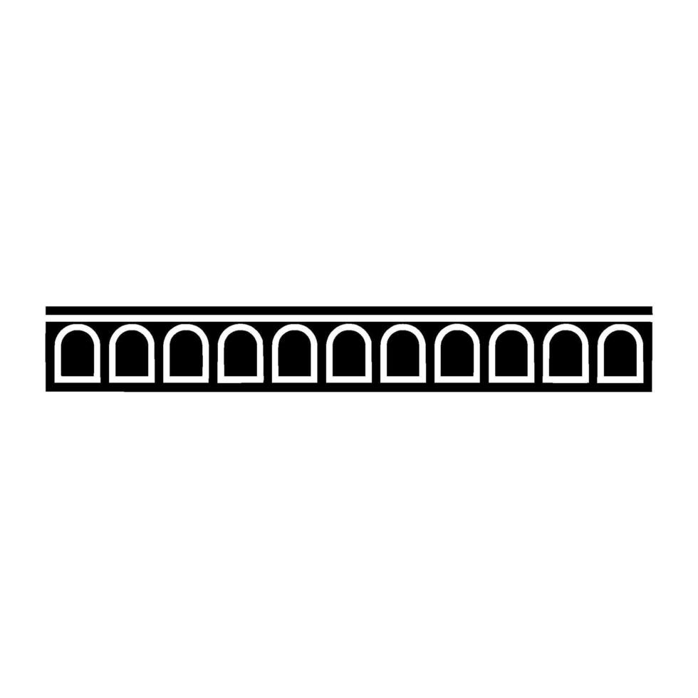 Geometric Archway, Minimalist , Modern Line Art vector