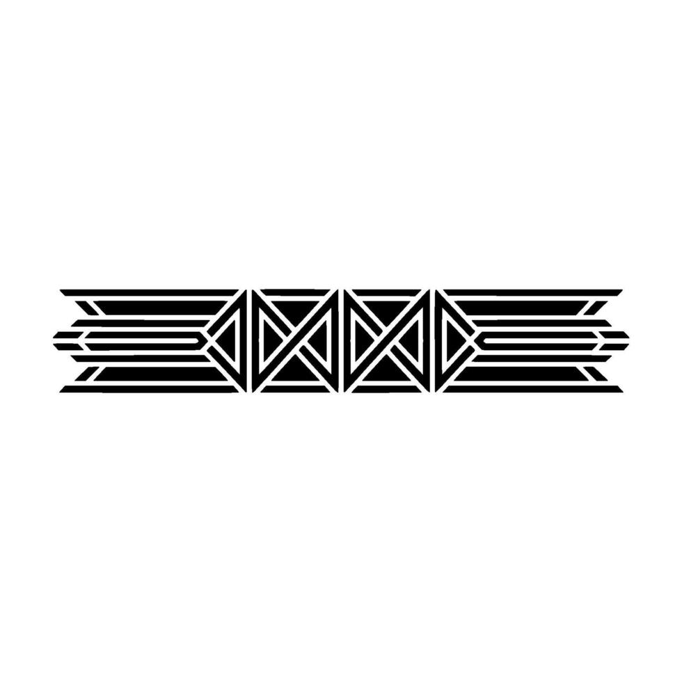 Geometric Deco Border, Streamlined , Minimalist Art, Geometry vector