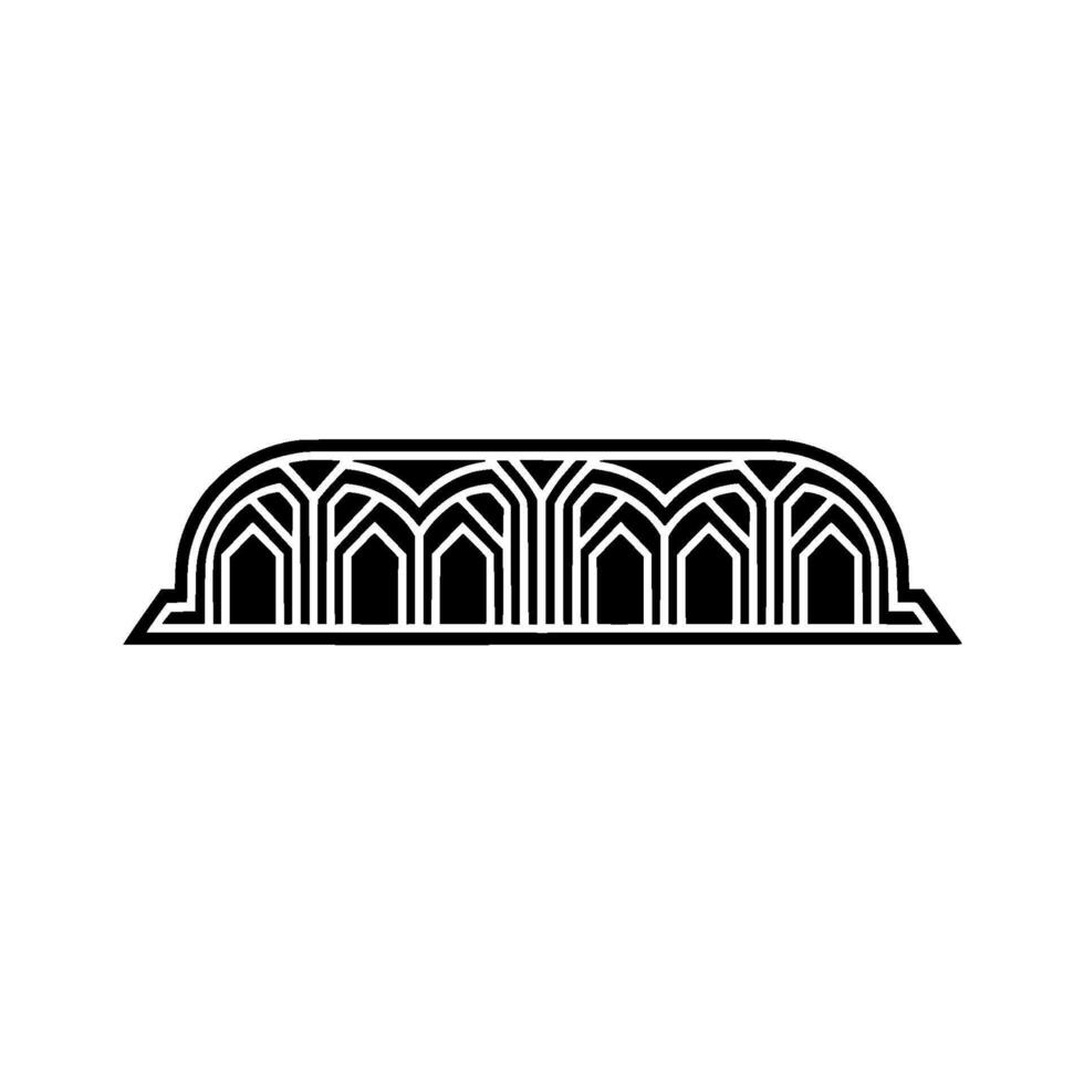 Geometric Archway, Minimalist , Architectural Motif, Linear vector