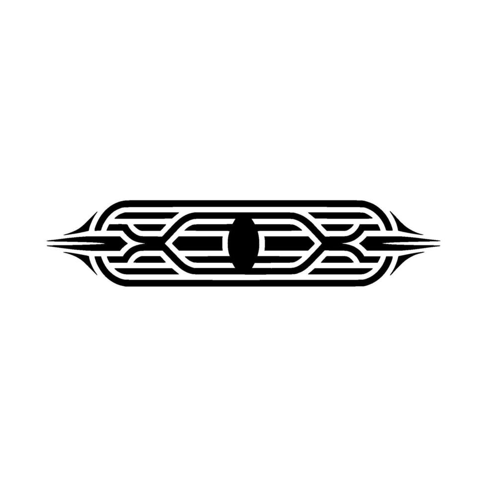 Geometric Tribal Emblem, Modern Abstract - Illustration vector