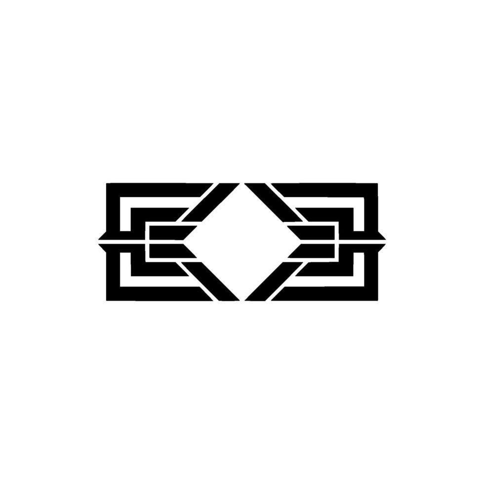 Geometric Emblem, Modern Abstract, Minimalist , Corporate Identity vector