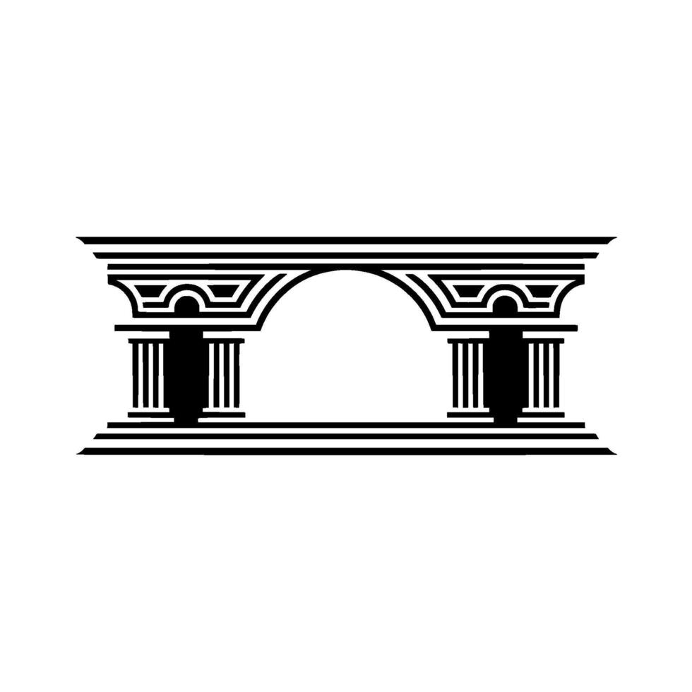 Geometric Archway, Classic , Minimalist vector