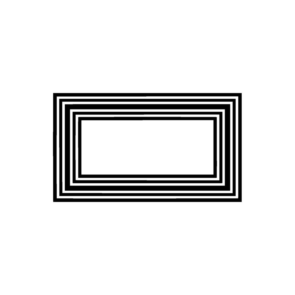 Geometric Frame, Minimalist , Gradient Background vector