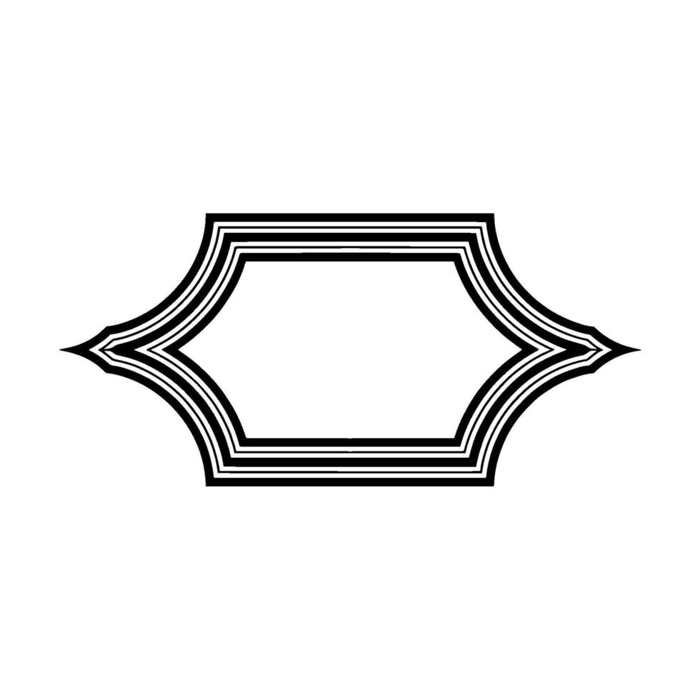 Geometric Frame, Minimalist , Elegant Border, Outline vector