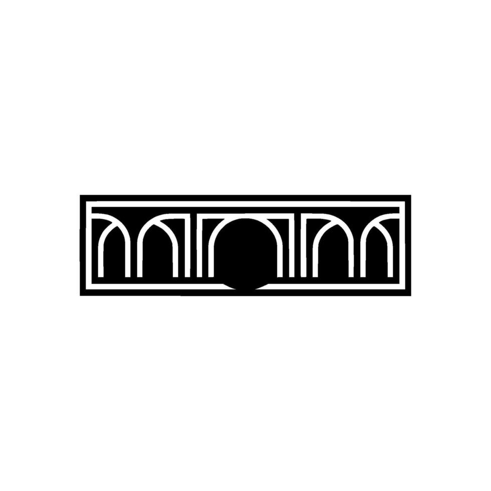 Geometric Archway, Minimalist , Vintage Aesthetic - Minimalism vector
