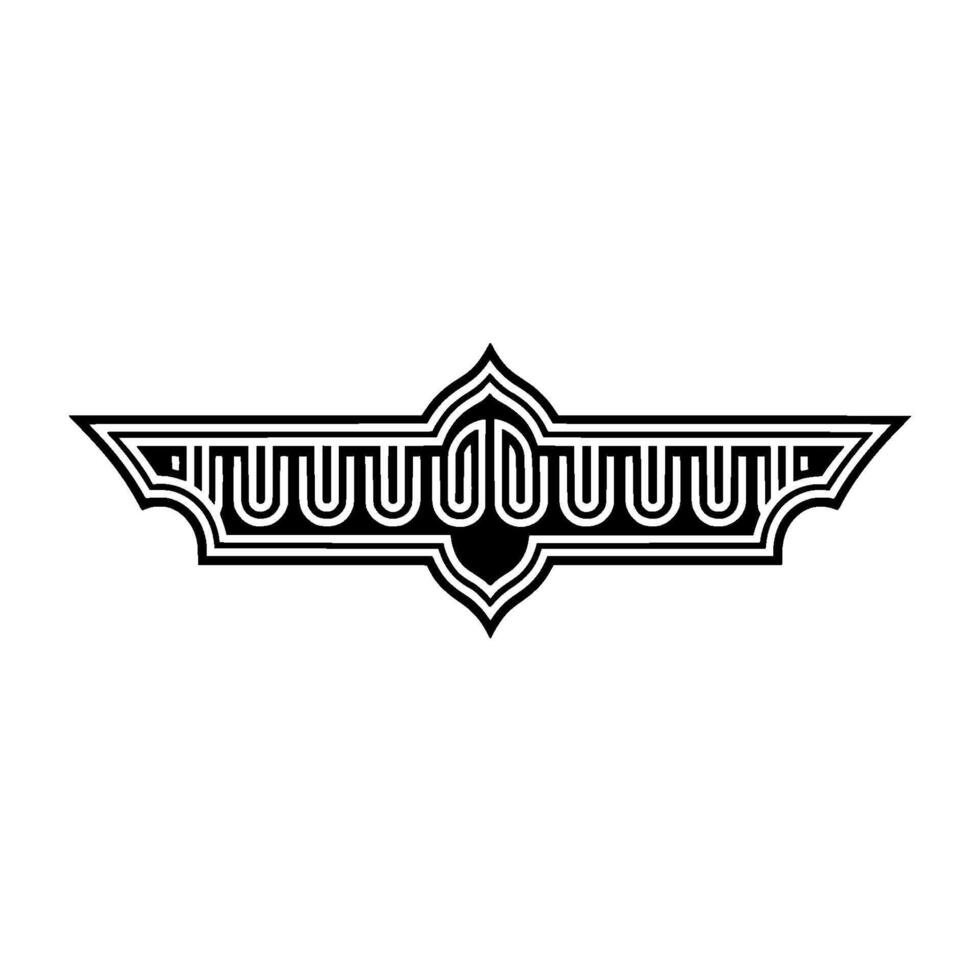 Art Deco Emblem, Geometric , Vintage Style - Retro vector