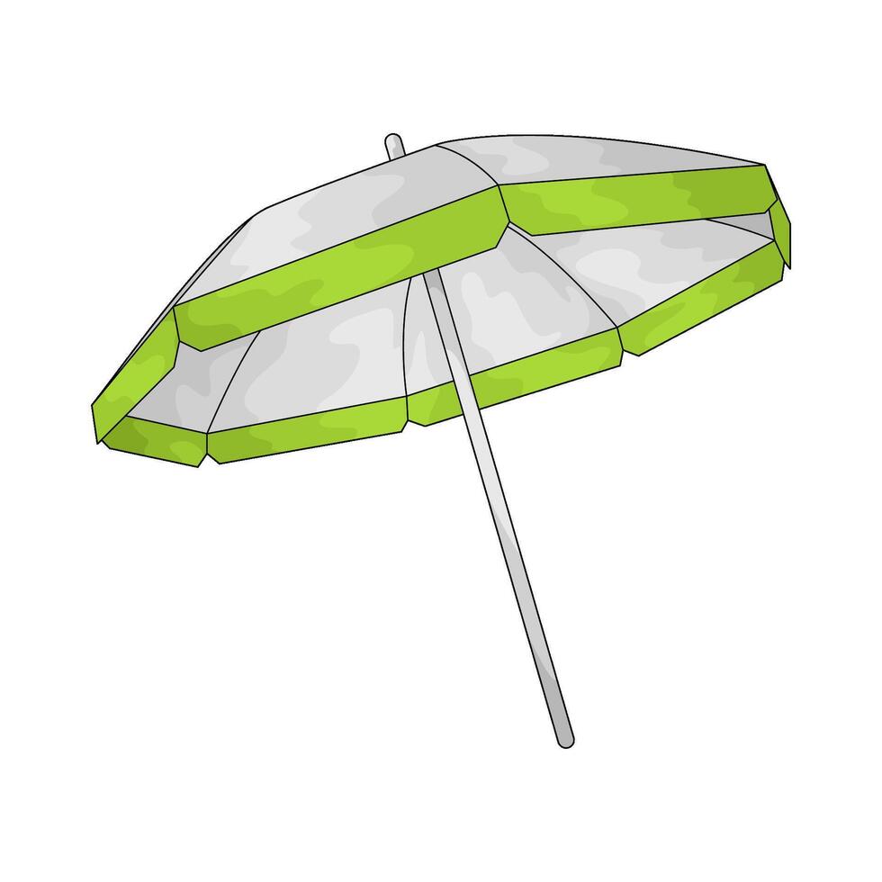 Illustration of Beach Umbrella vector