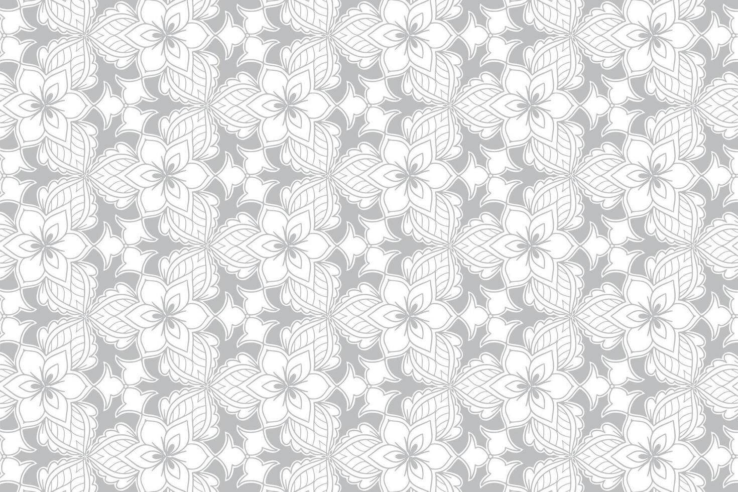 Abstract floral seamless pattern background vector