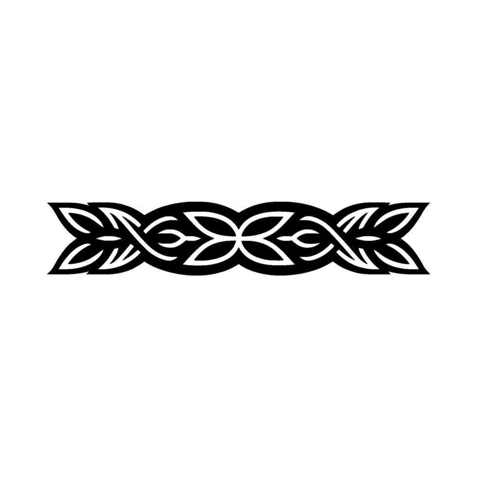 Intricate Celtic Border, Vintage , Symbolic Ornamentation vector