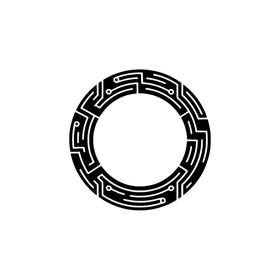 Circuit Maze Digital Complexity, Abstract vector