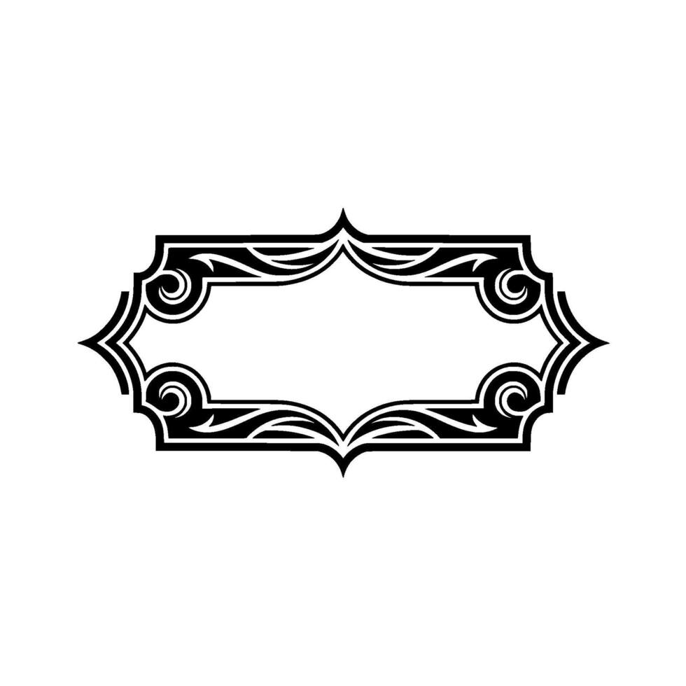 Elegant Ornamental Frame,Vintage Element vector