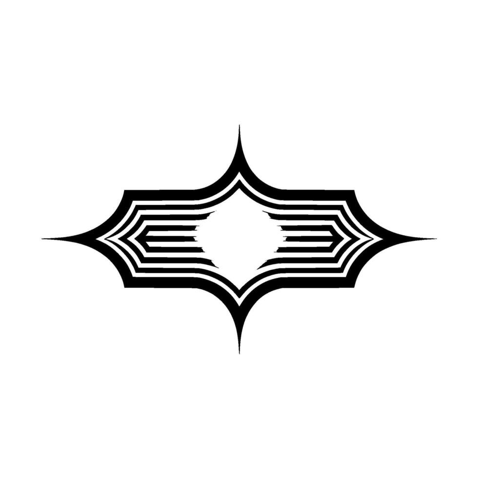 Geometric Starburst, Minimalist , Gradient Texture vector