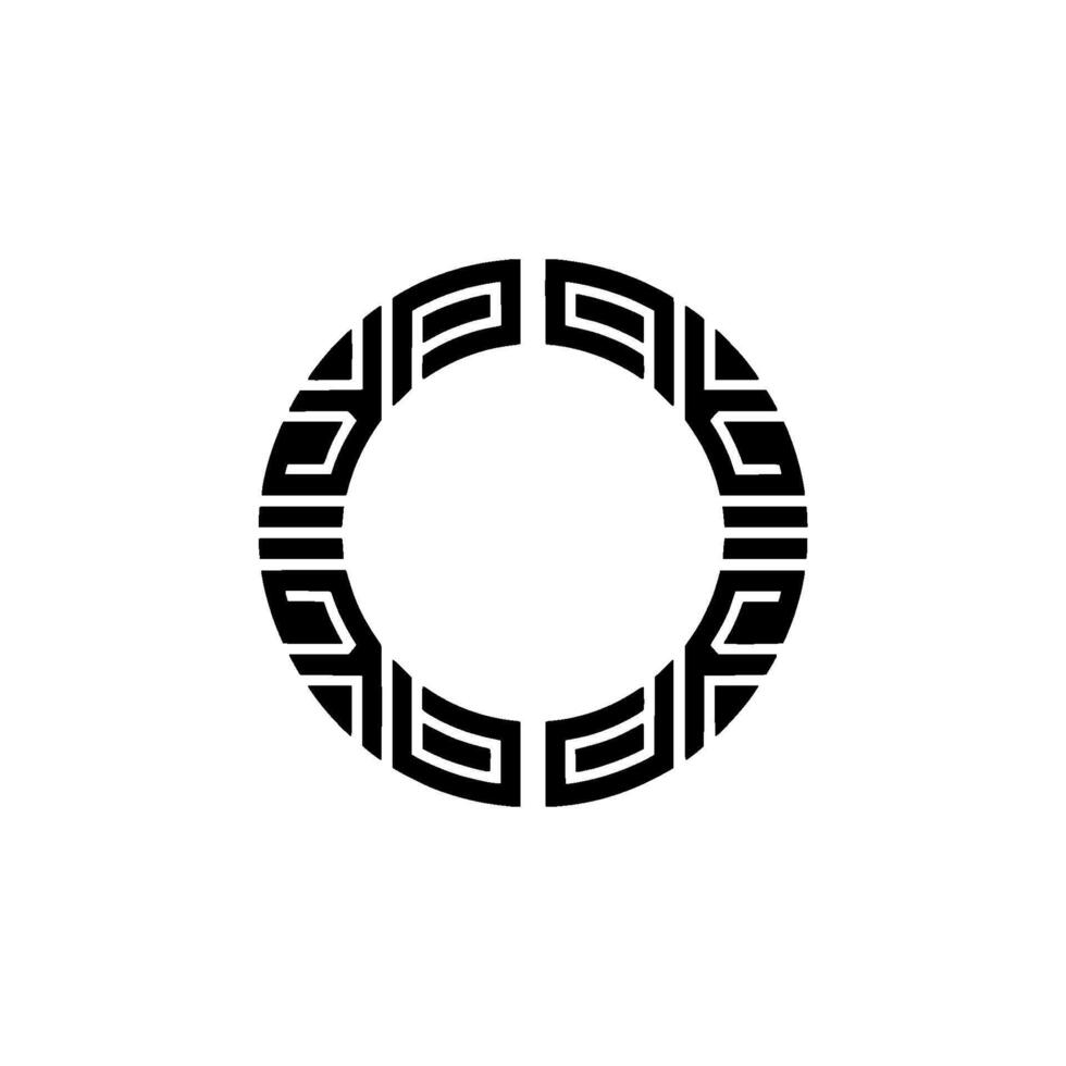 Geometric Circle Motif, Minimalist , Circular Pattern, Geometry vector