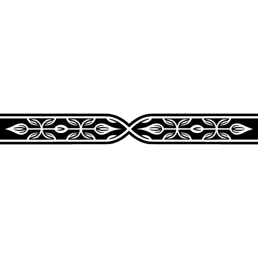 Elegant Celtic Border, Vintage Element, Ornament vector