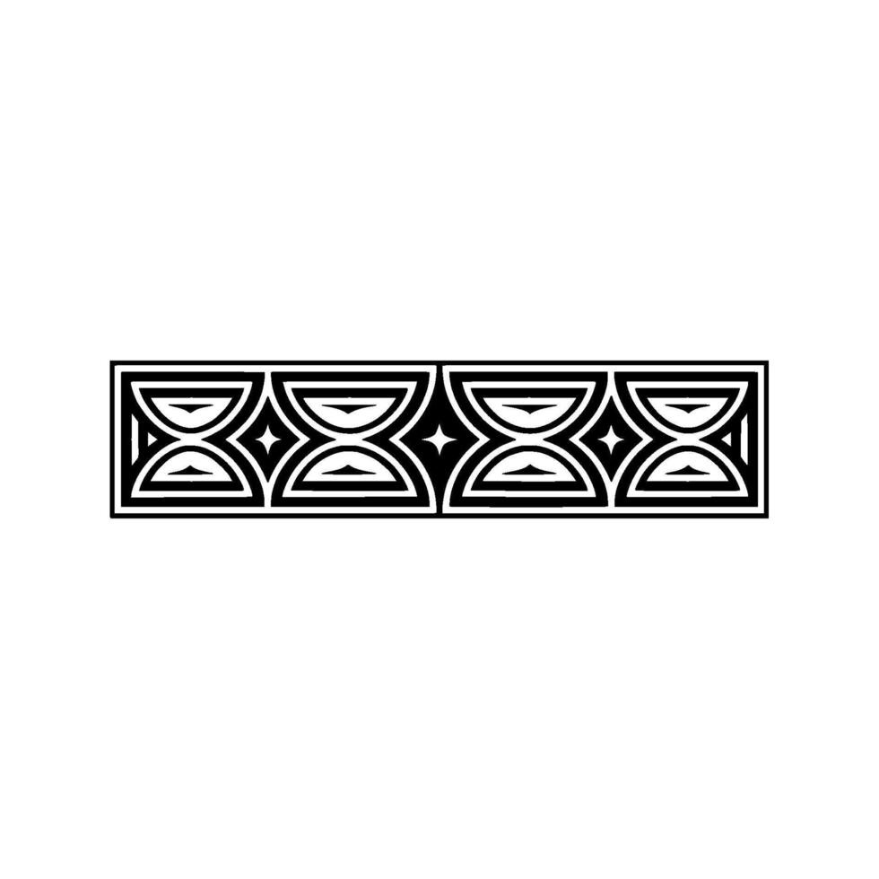 Geometric Deco Border, Elegant Symmetry vector