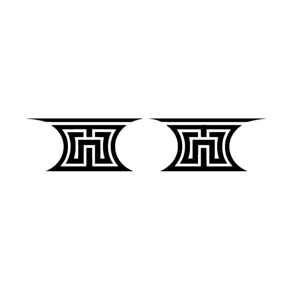 Geometric Symmetry, Minimalist , Abstract Motif vector