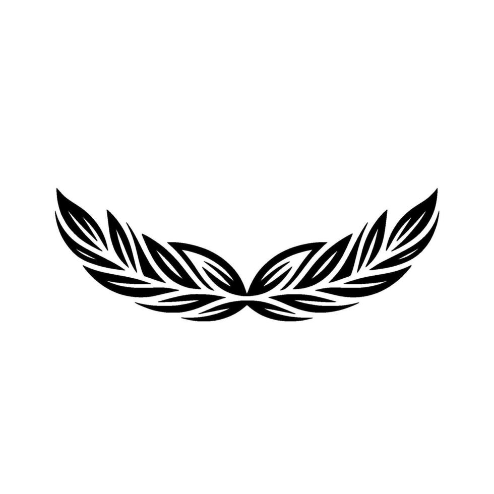 Tribal Wing Emblem, Minimalist vector