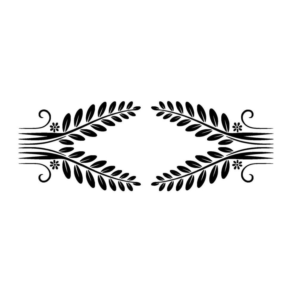 Elegant Botanical Frame, Vintage, Foliage vector