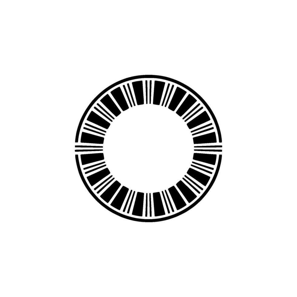 Minimalist Circular Gradient, Modern vector